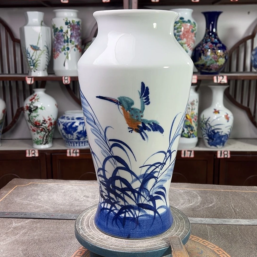 摆件陶景德镇陶瓷大鱼卢