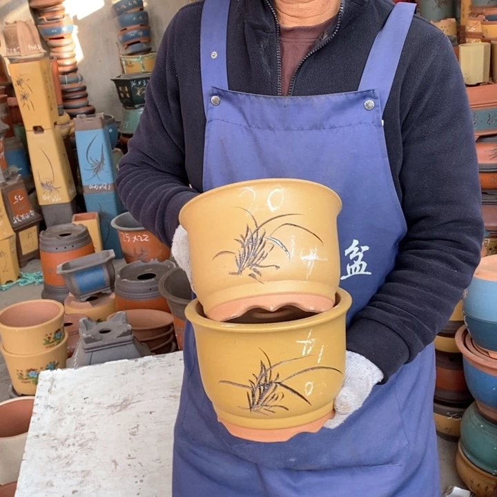 紫砂花盆紫砂花盆