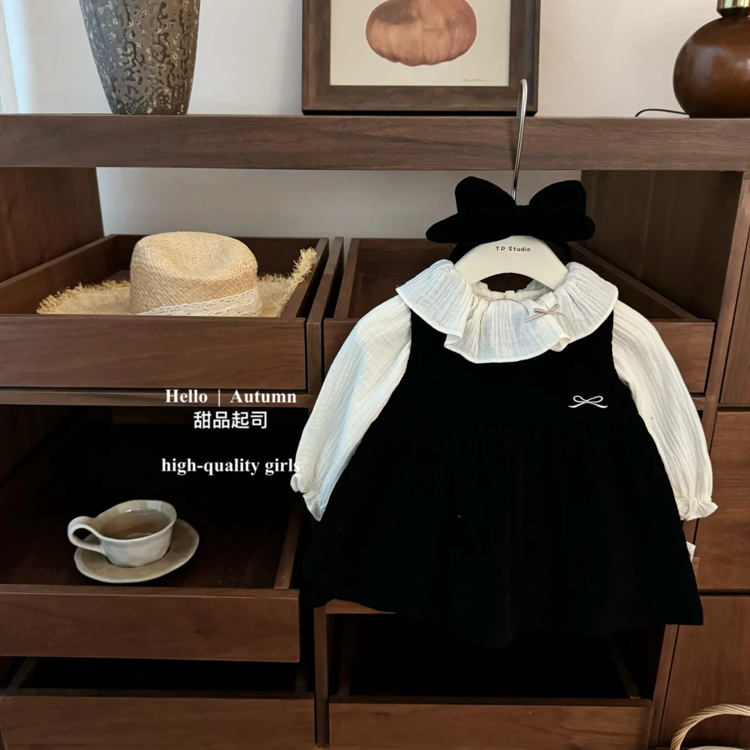 【甜品起司】小千金！女宝宝韩系高级感贵气生日小礼服公主裙子套装