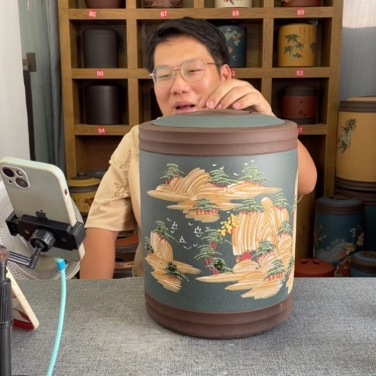 紫砂茶叶罐茶叶罐