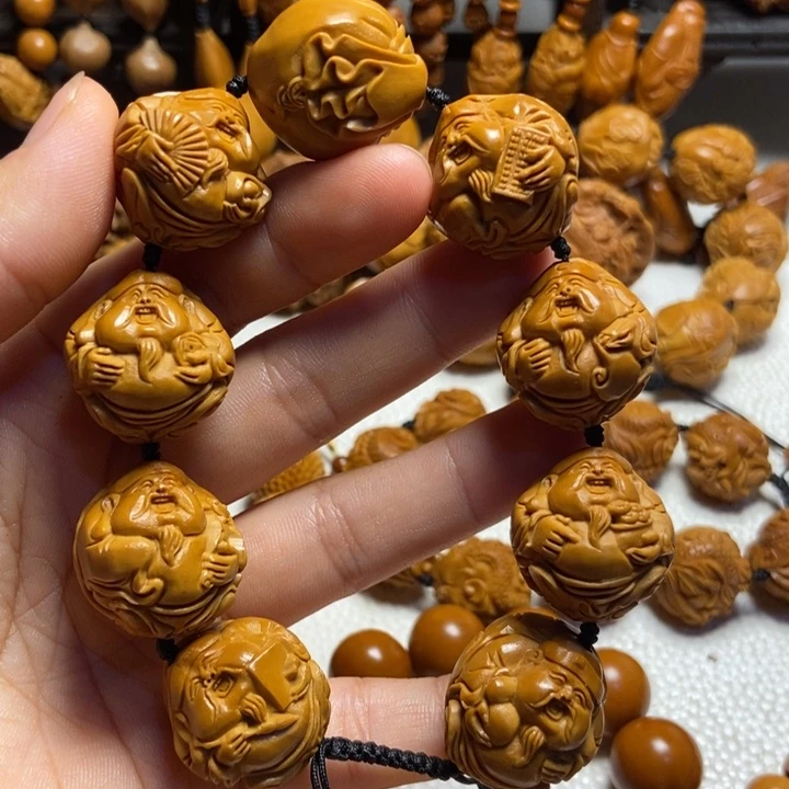 【闪购商品】橄榄核手串/手链荷叶财神2.2
