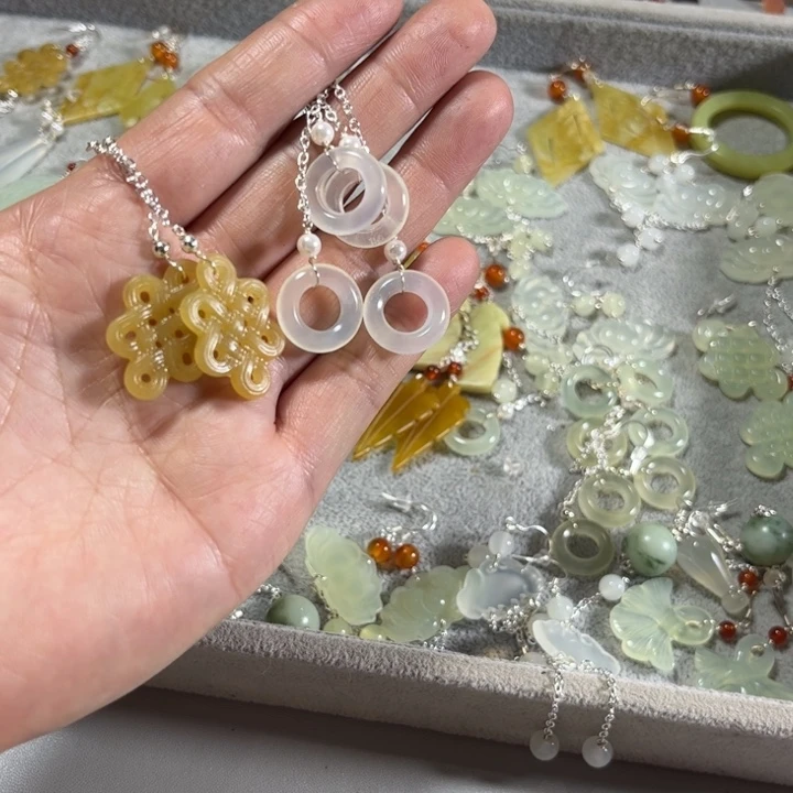 蛇纹石玉手链未镶嵌