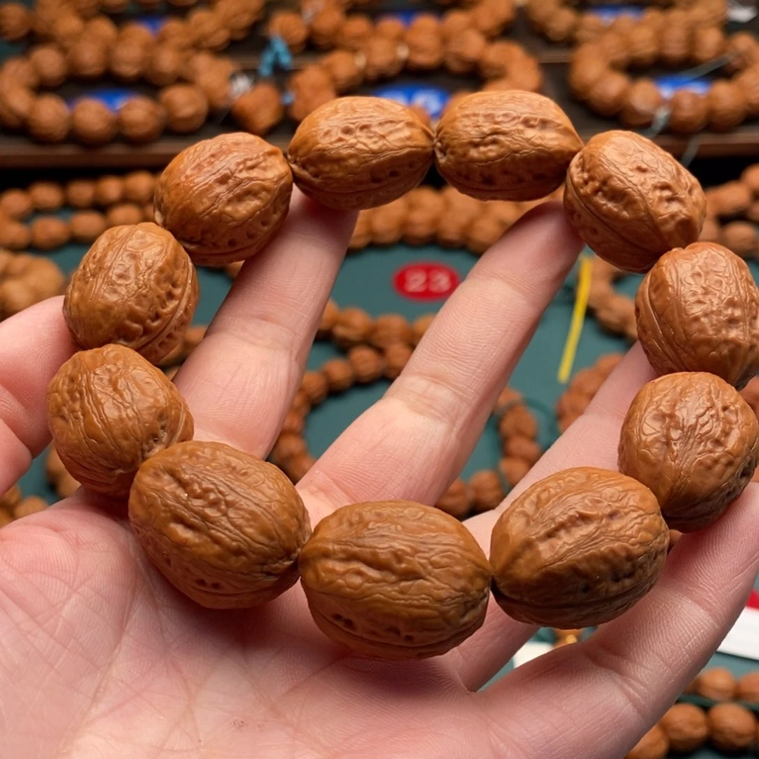 文玩核桃手串19尺寸枣