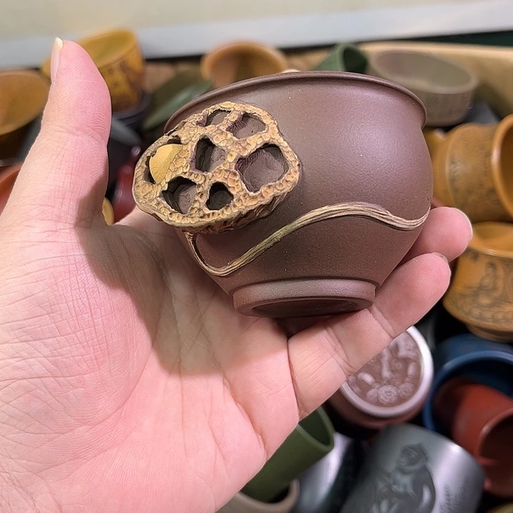 茶杯紫砂全手工紫砂主人杯