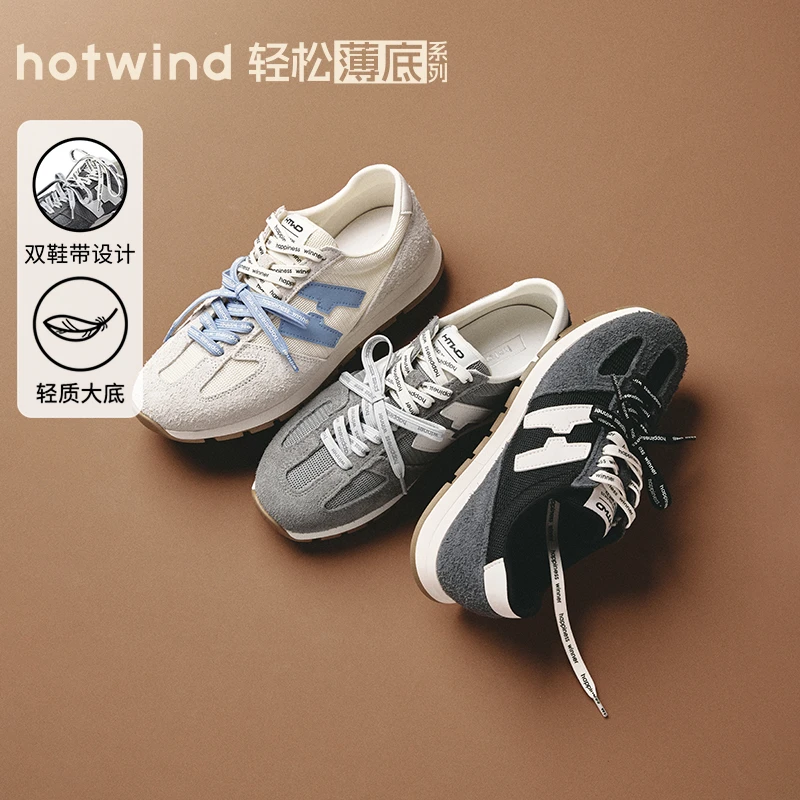 热风2025年秋季新款男士时尚休闲鞋H11M25308