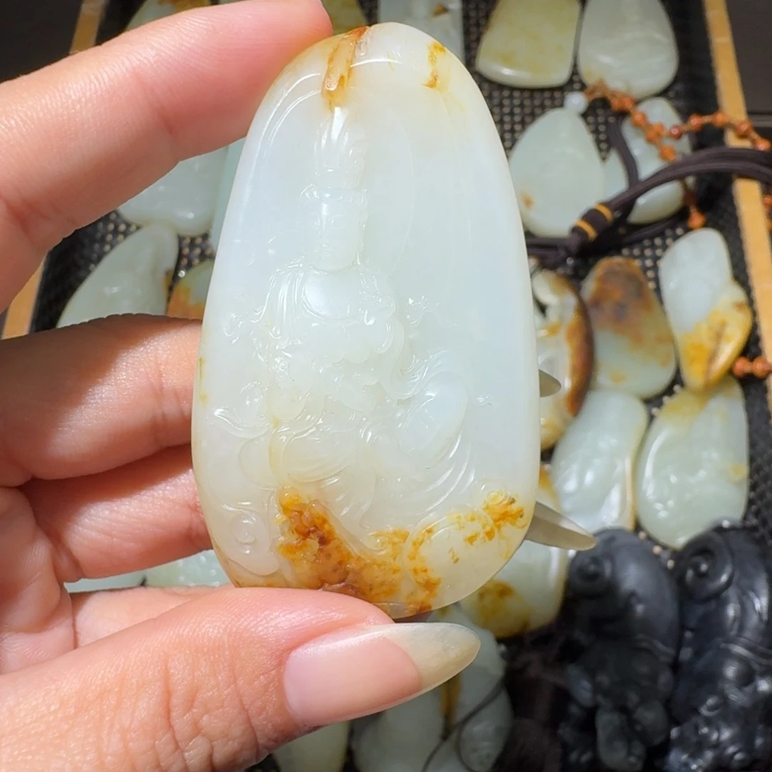 吊坠(不含链)未镶嵌和田玉