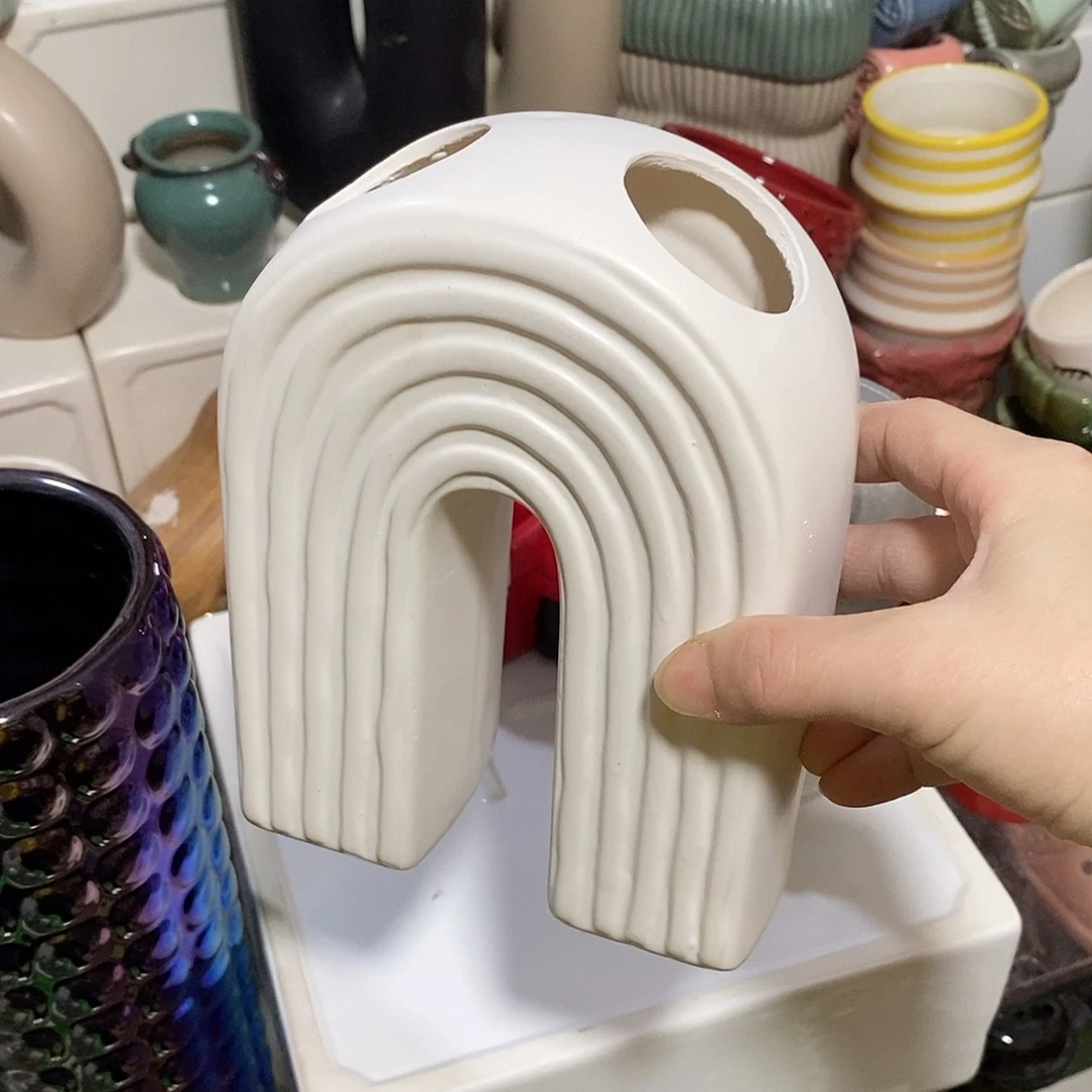 杯子陶盆有孔 瑕疵介意勿拍