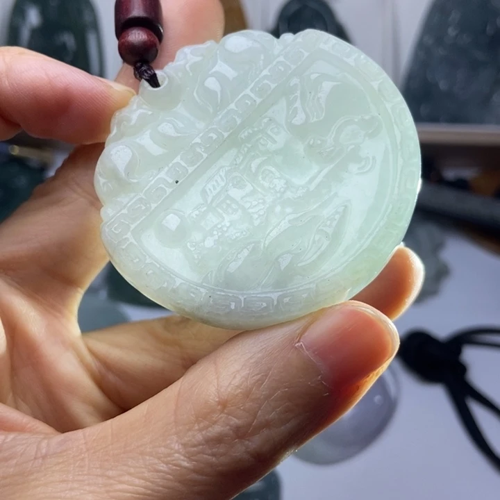 翡翠未镶嵌挂件翡翠