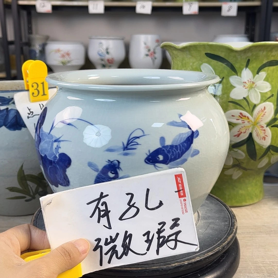 罐B****?1xc景德镇陶瓷花盆