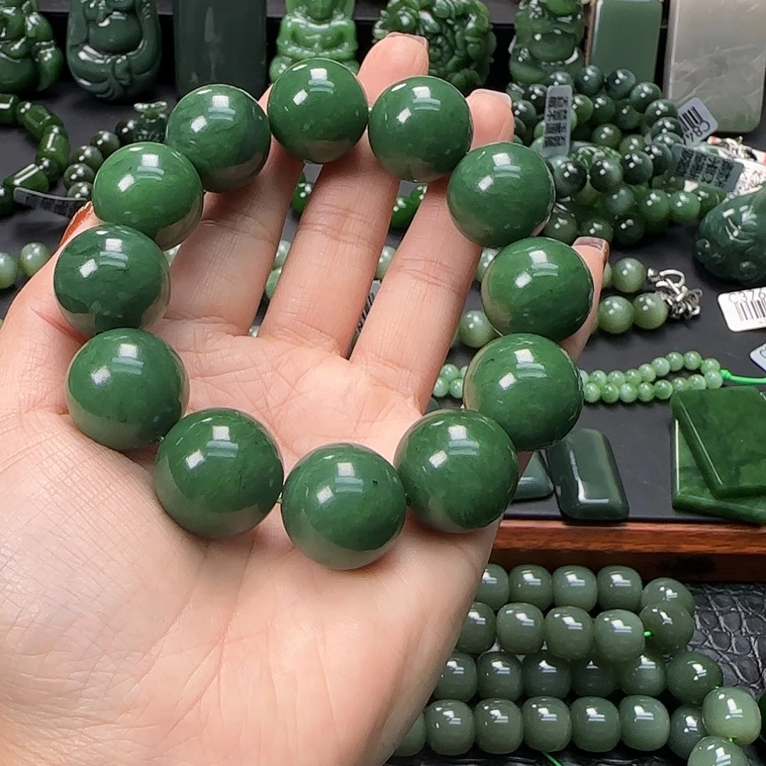 和田玉银S925镶嵌珠宝奇石