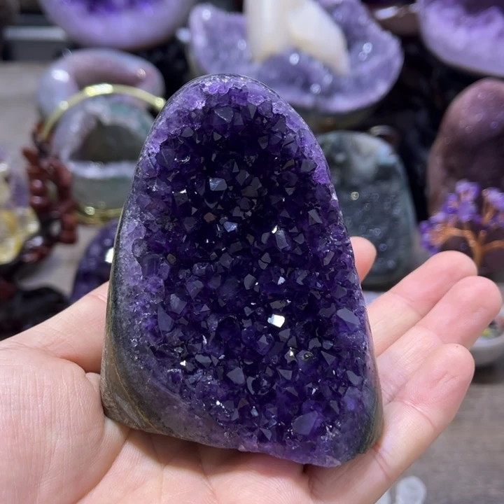 紫晶摆件未镶嵌摆件