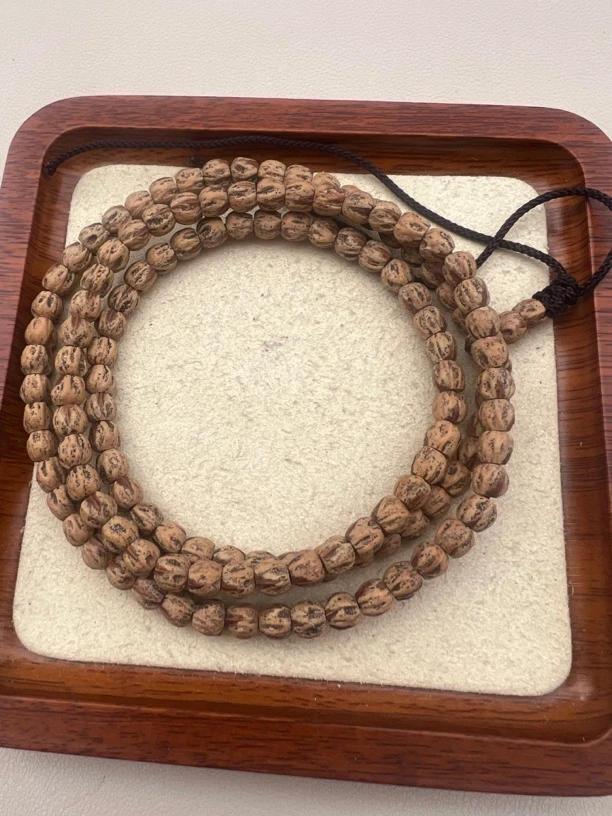 柒两文玩/柏香籽（石磨/AY9）热振红油皮带红芽口柏香籽