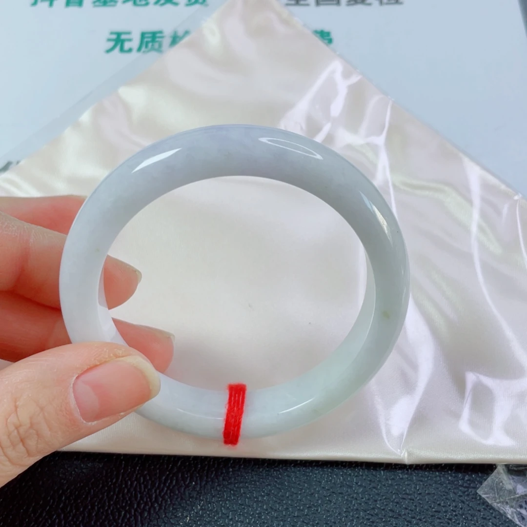 爱***～翡翠未镶嵌手镯天然
