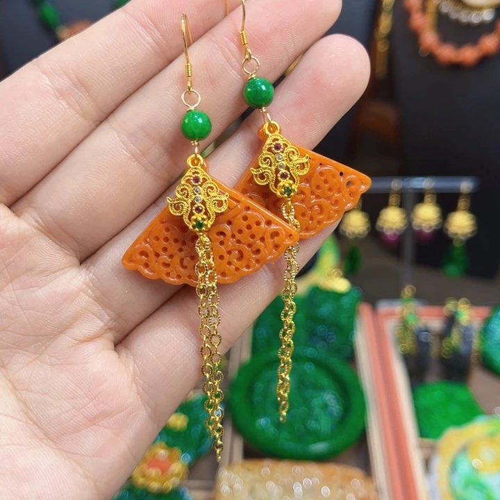 翡翠未镶嵌项链翡翠