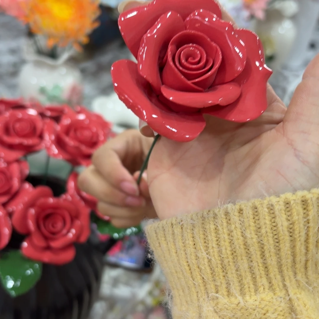 陶瓷花拍满20元发货退款的拉黑