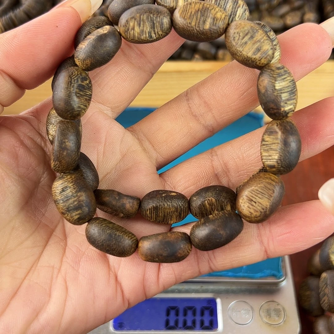 沉香碎屑沉香卡10留疤单圈9g沉浮