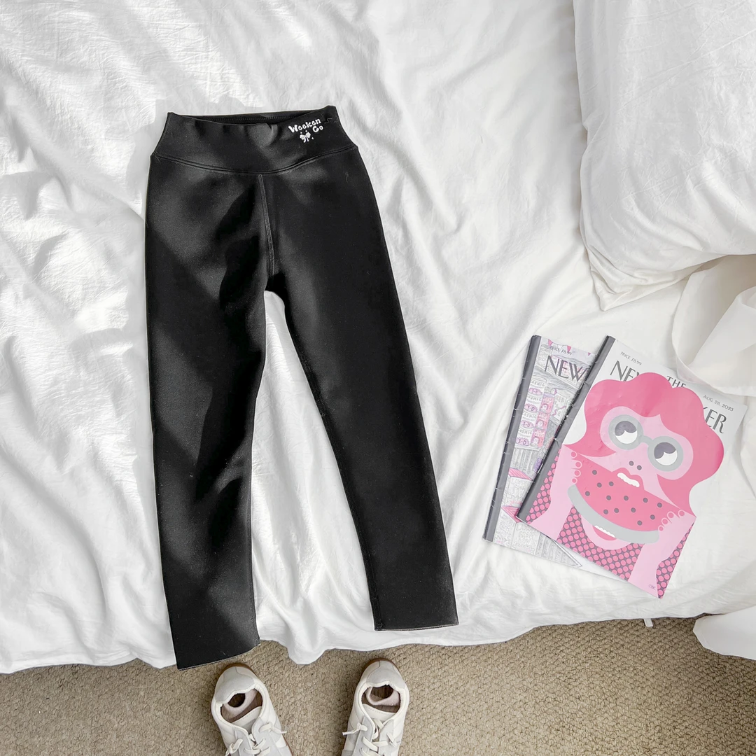 【原版】女童冬装加厚打底裤儿童加绒鲨鱼裤XCKDW41925