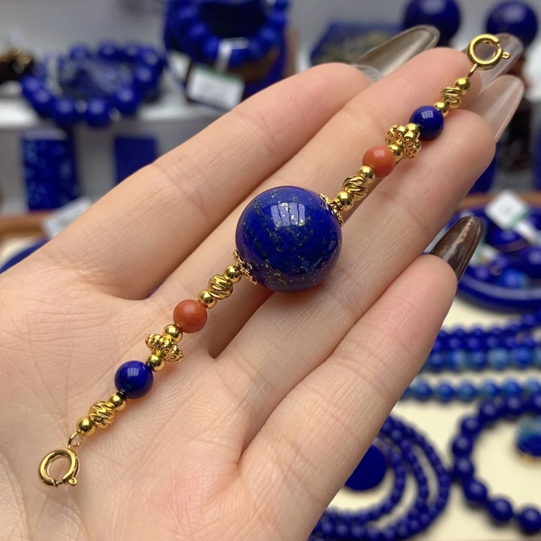 青金石未镶嵌万能延长链