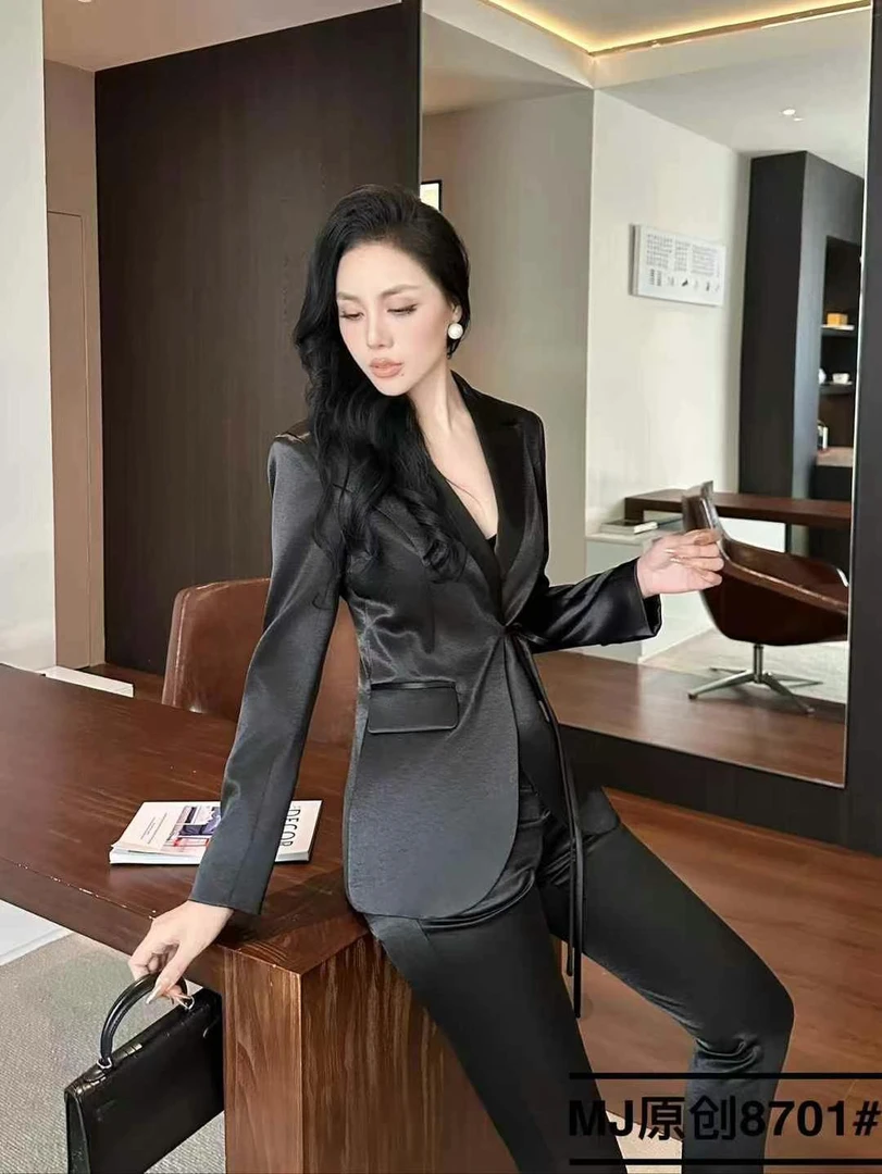 西服套装(高品质)醋酸西装+裤子