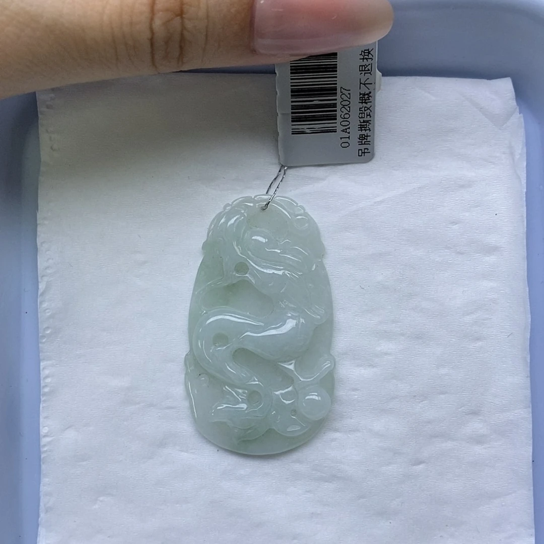 【闪购商品】颈饰未镶嵌翡翠龙牌