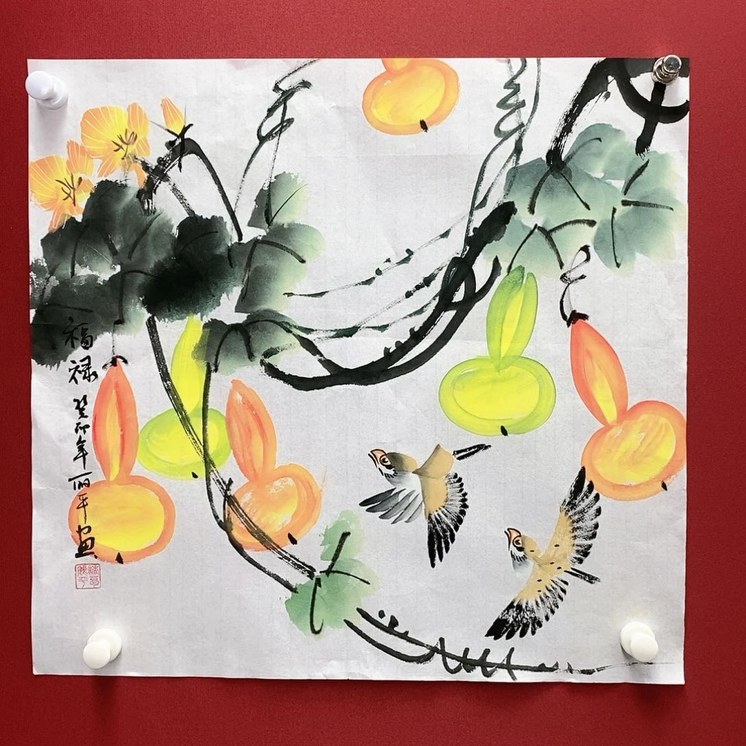 【闪购商品】国画书画作品手绘