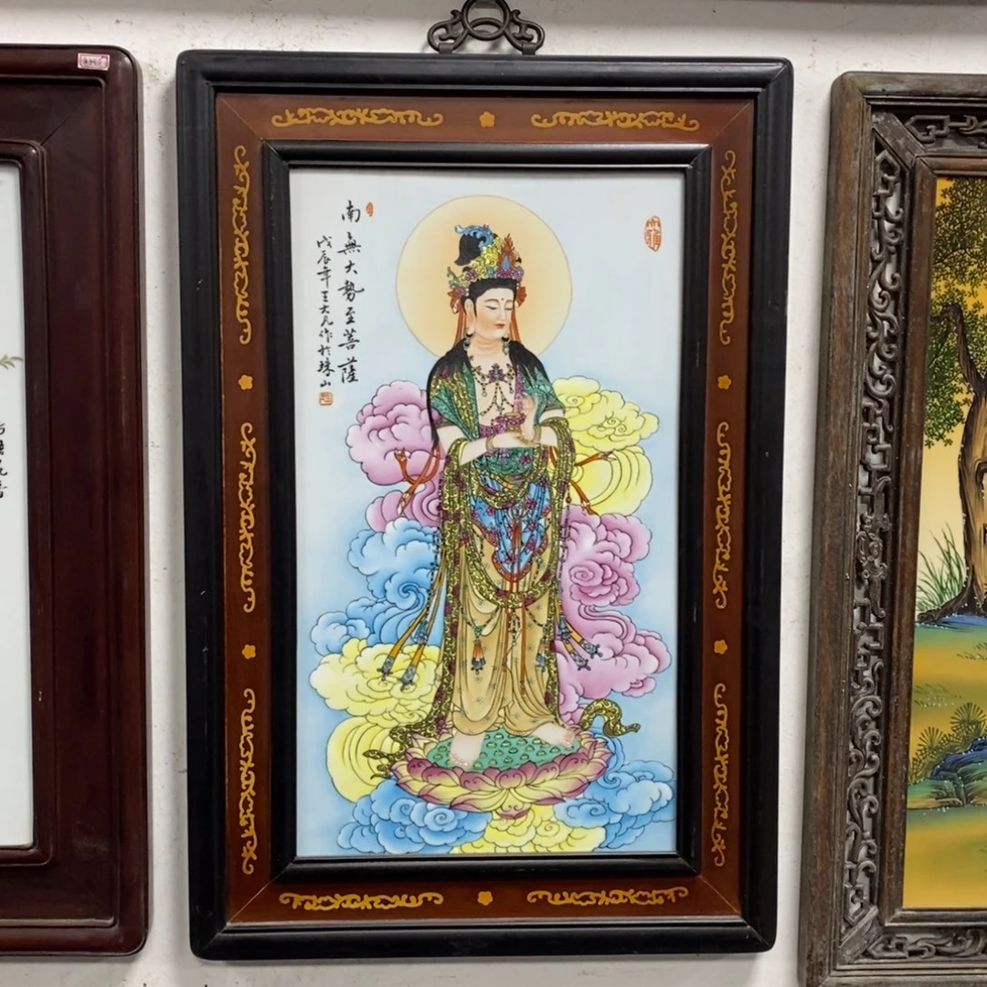 瓷75*52 景德镇瓷板画柴窑烧制