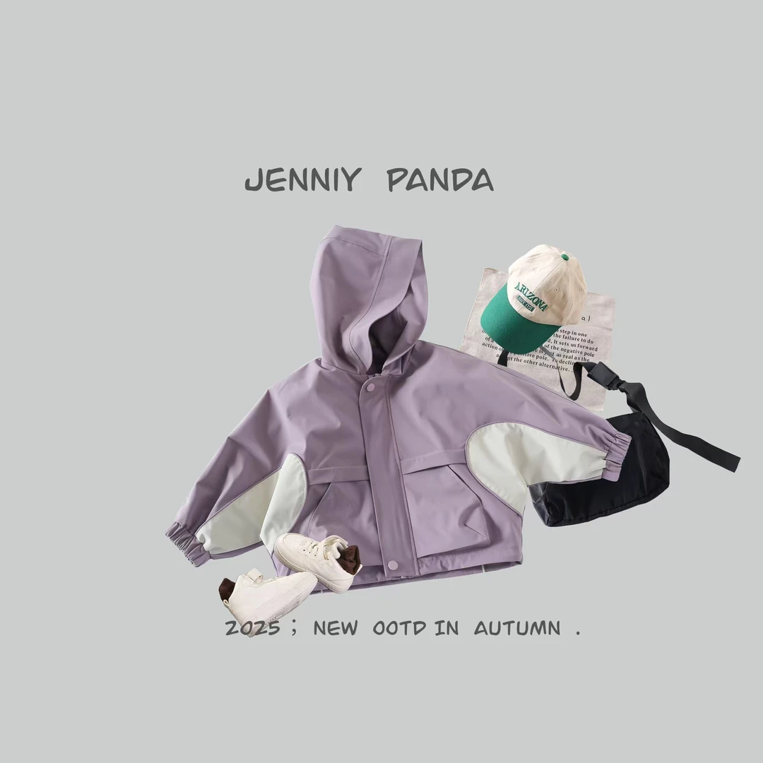 简尼熊2025春款设计师原创简约风外套夹克JNXC51026
