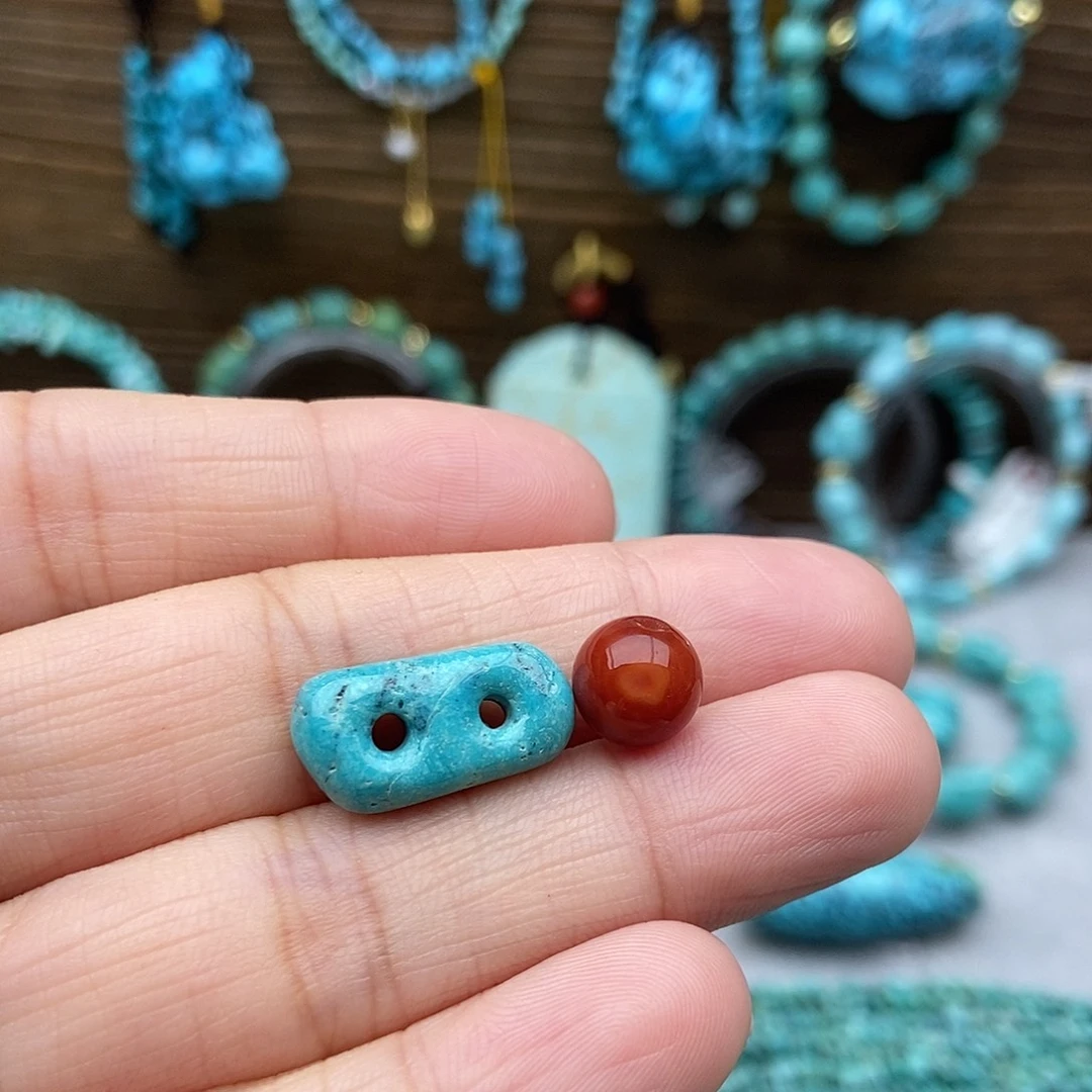 南红玛瑙未镶嵌猪鼻扣