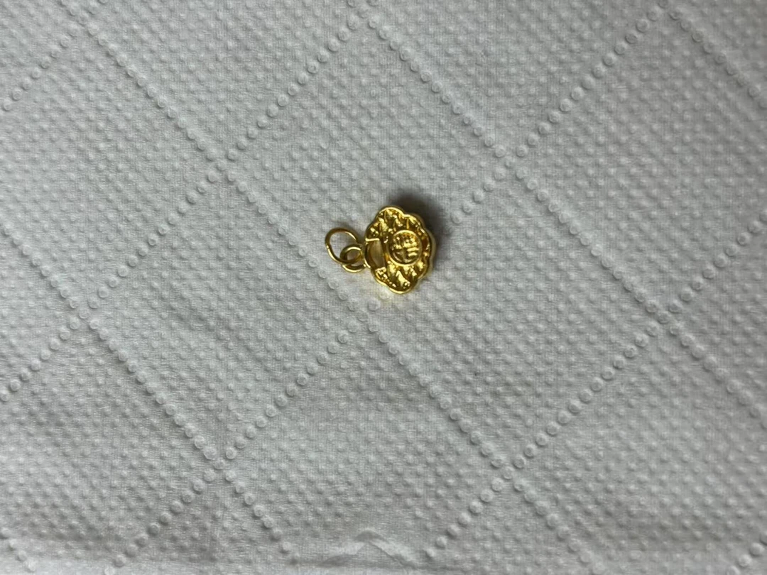 【老王黄金】足金锁LW-007