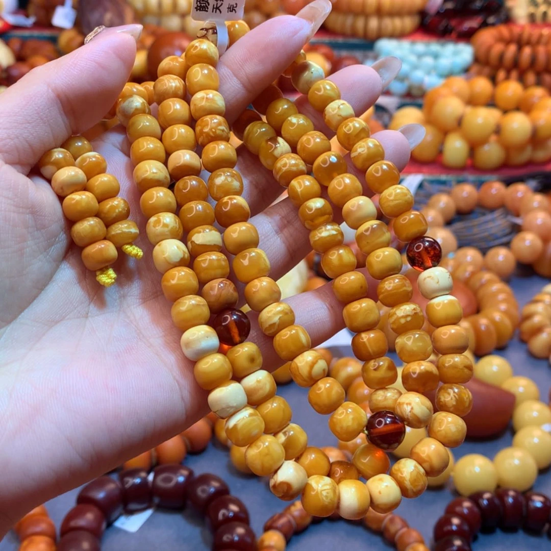 【闪购商品】蜜蜡手链未镶嵌蜜蜡手链