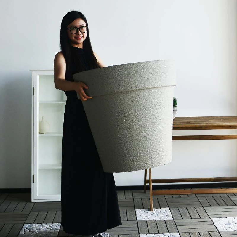 塑料花盆大号家用室内客厅仿陶瓷树脂户外庭院发财树盆栽阳台简约