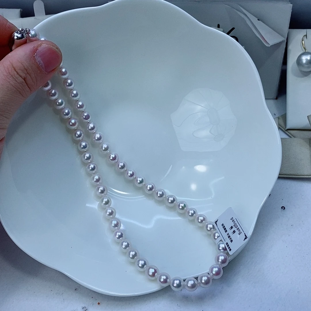 海水珍珠颈饰银S925镶嵌