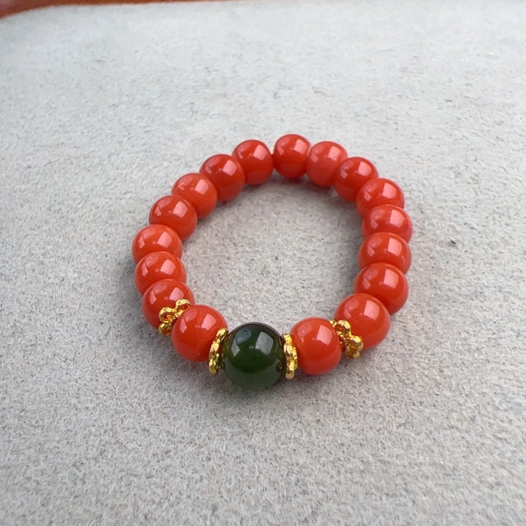 南红玛瑙未镶嵌（保山老型戒指4+）