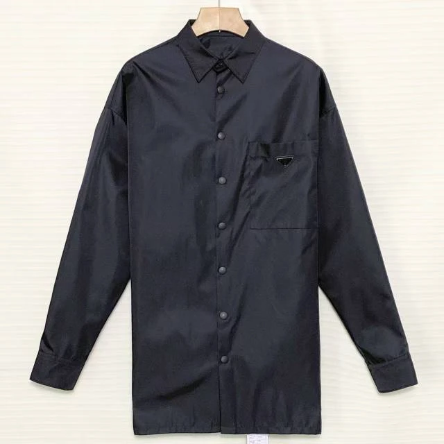 95新 Prada/普拉达  时尚 金属三角标 外套/L码/XG-Y23037