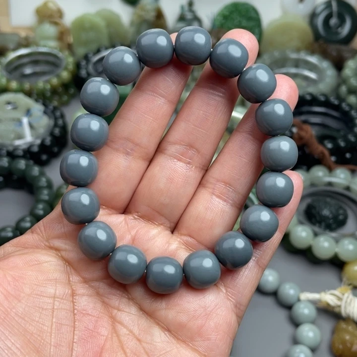 和田玉未镶嵌手串