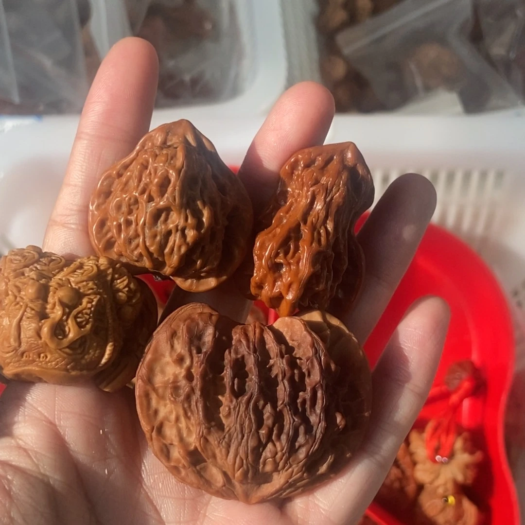 桃核吊坠戒指鸟葫芦扁