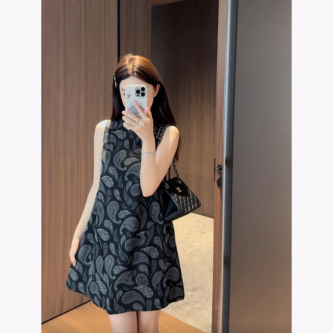 【痘痘私服】|【荆棘之花】腰果花背心连衣裙