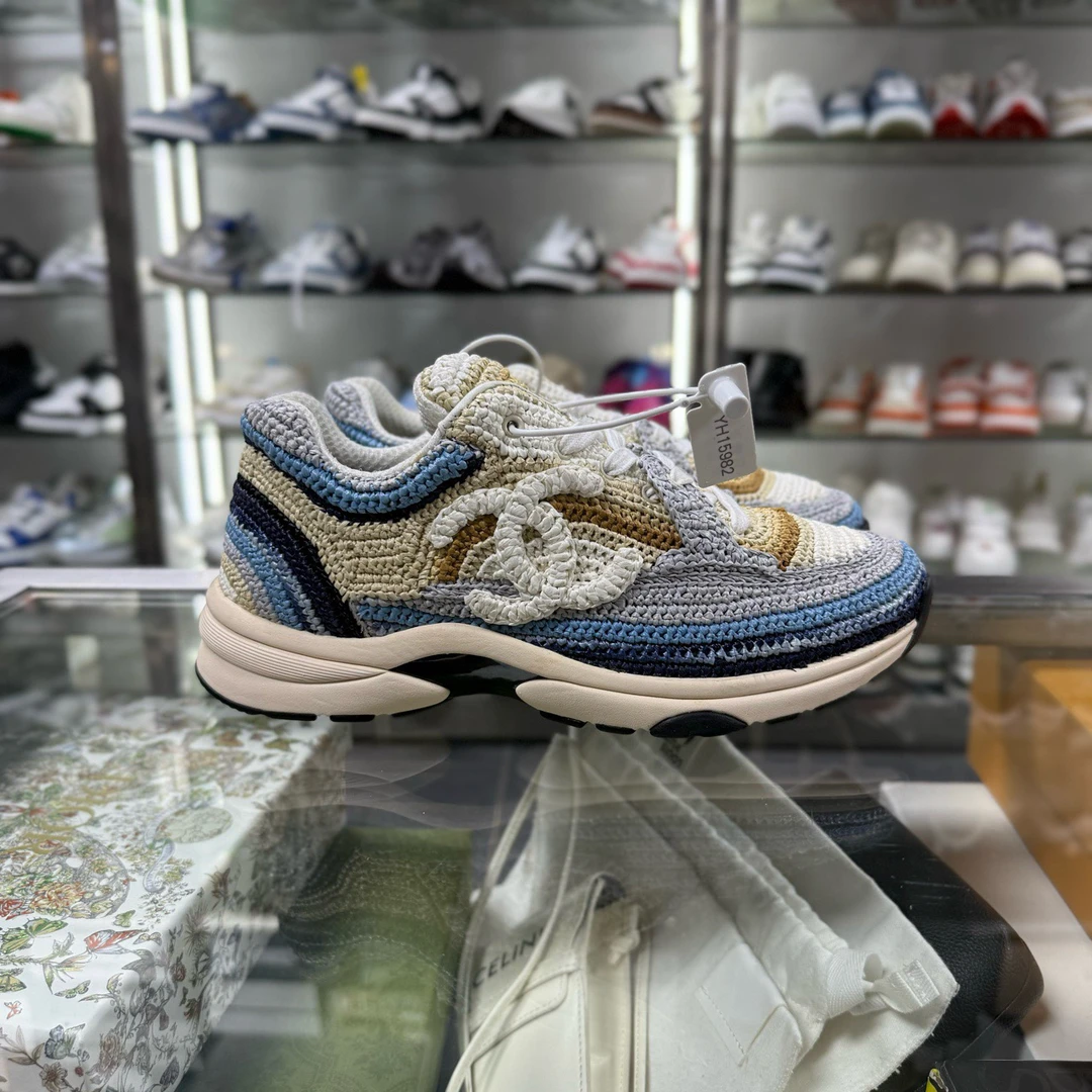 99新 Chanel/香奈儿 限量编织运动鞋 尺码/38 YH15981