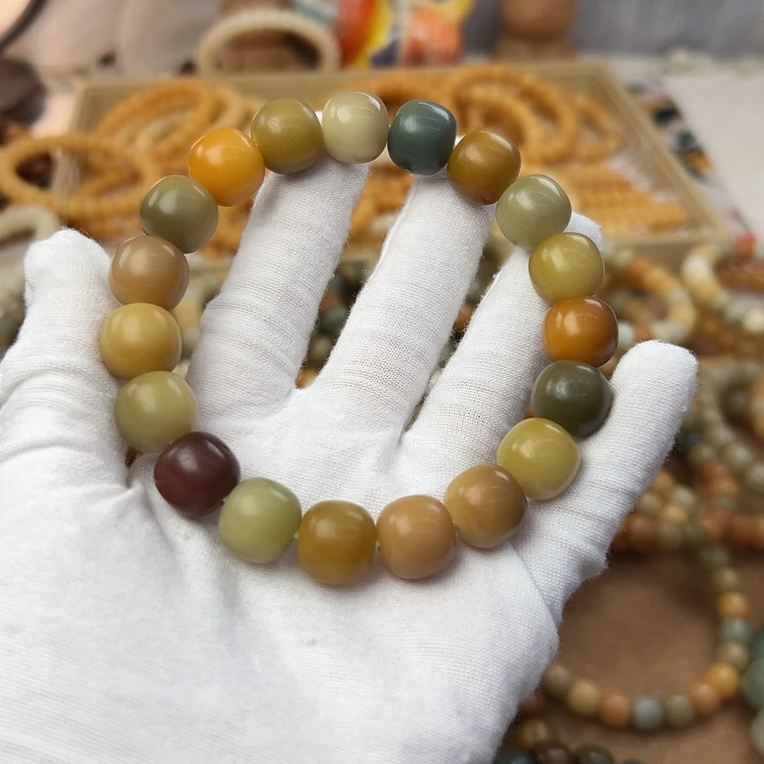 菩提根/象牙果手串14干磨油糕281