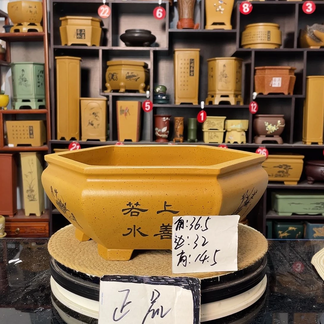 D-盆尚好紫砂花盆