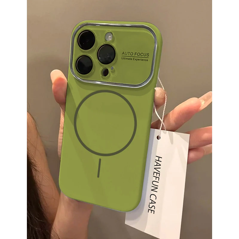 雅天立大视窗液态硅胶软壳适用苹果16/17promax手机壳iPhone15/14