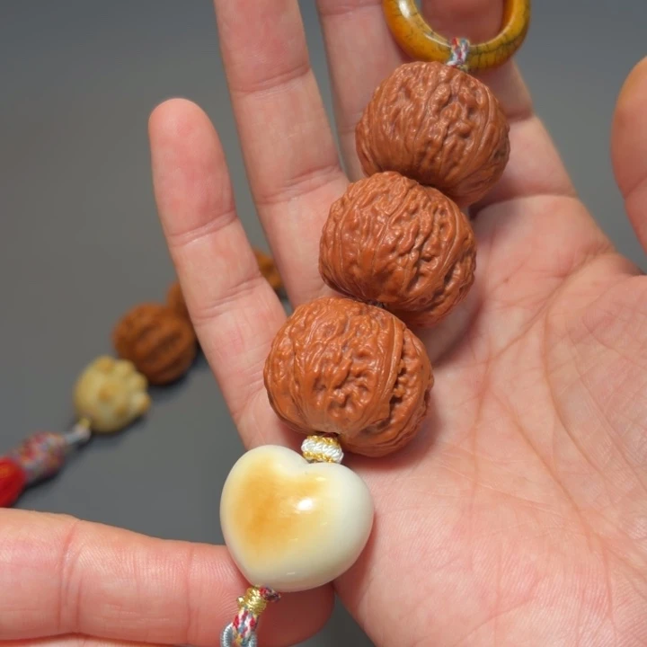 吊坠文玩核桃西瓜纹7177