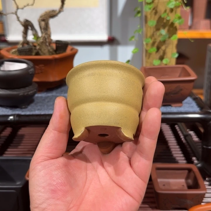 紫砂花盆原矿紫泥