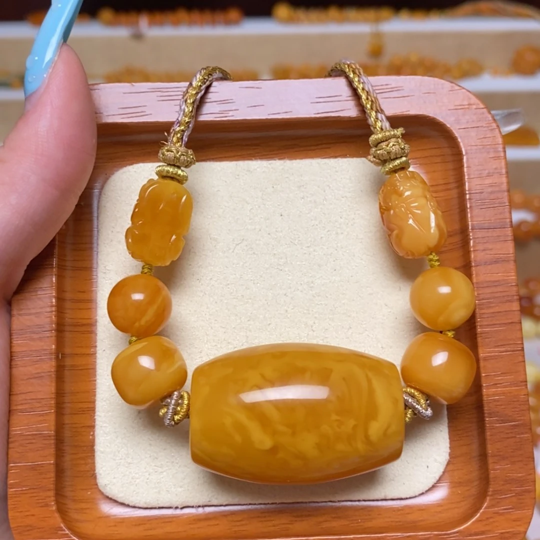 【闪购商品】未镶嵌颈饰蜜蜡项链