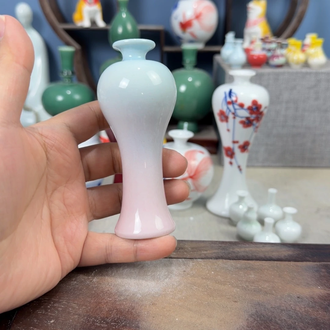 陶瓷手工小花器摆件