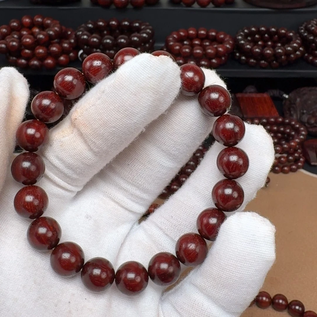 手串/手链小叶紫檀1.0cm鳞底20粒