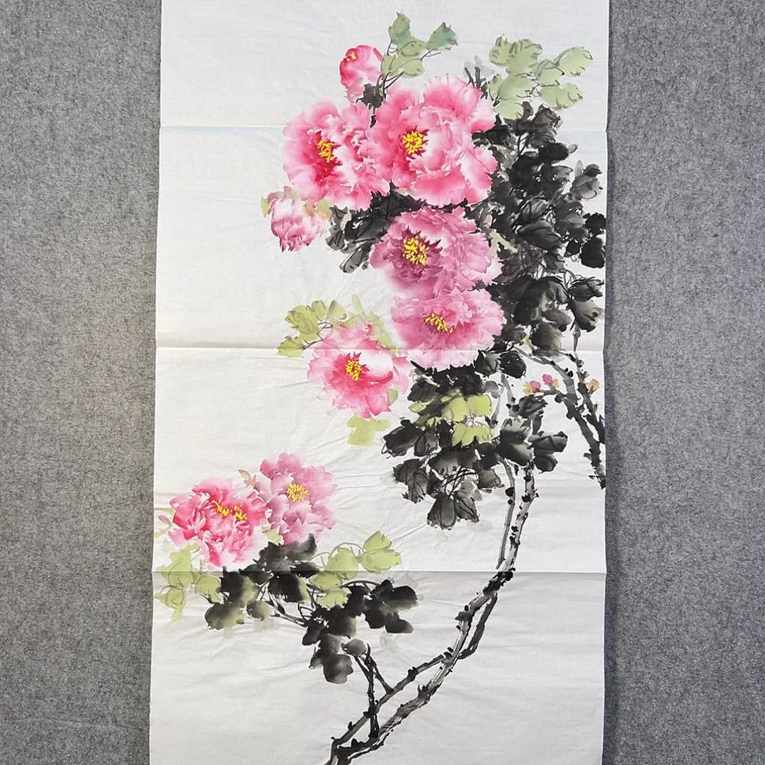 国画496 牡丹之花之香飘四时