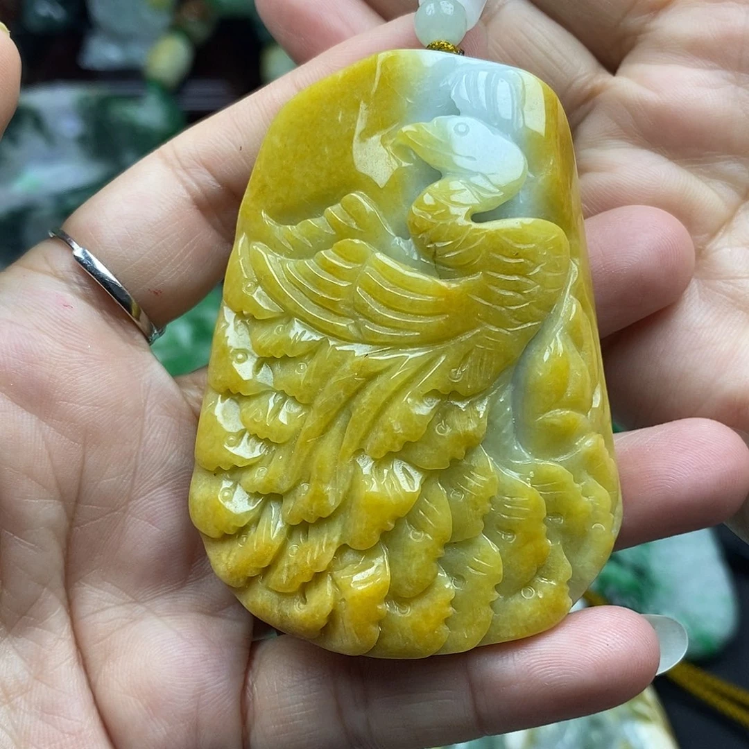 颈饰未镶嵌翡翠牌子