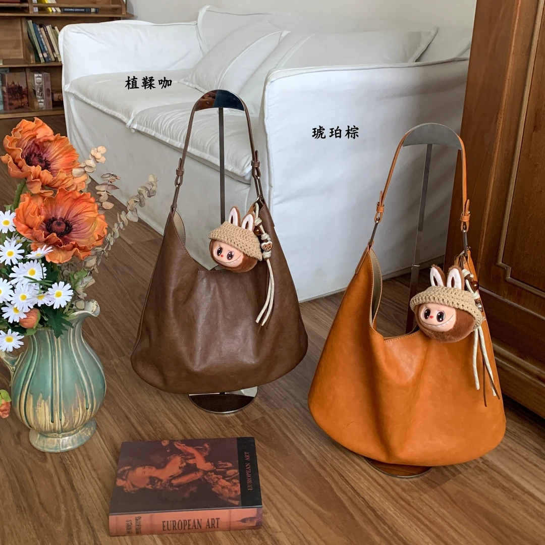 腋下包女包2025新款植鞣皮托特包原创轻奢小众单肩包