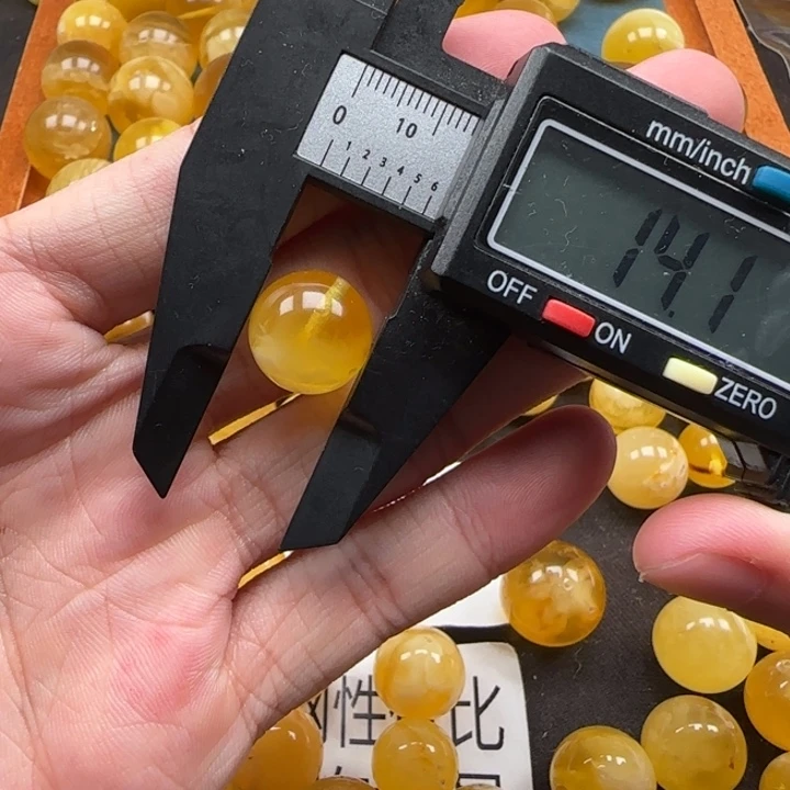 蜜蜡未镶嵌珠宝奇石天然63